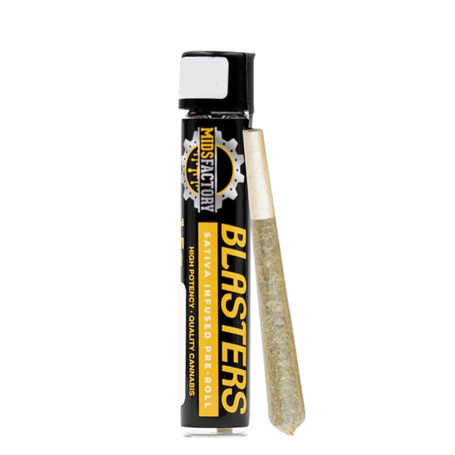 Photograph of product: Blasters J1 x Nibus Snacks Infused Pre-roll 1.5g - Sales Floor