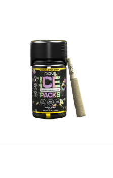 Photograph of product: ROVE 0.5G MAUI WAUI ICE PACK PRE-ROLL 5PK
