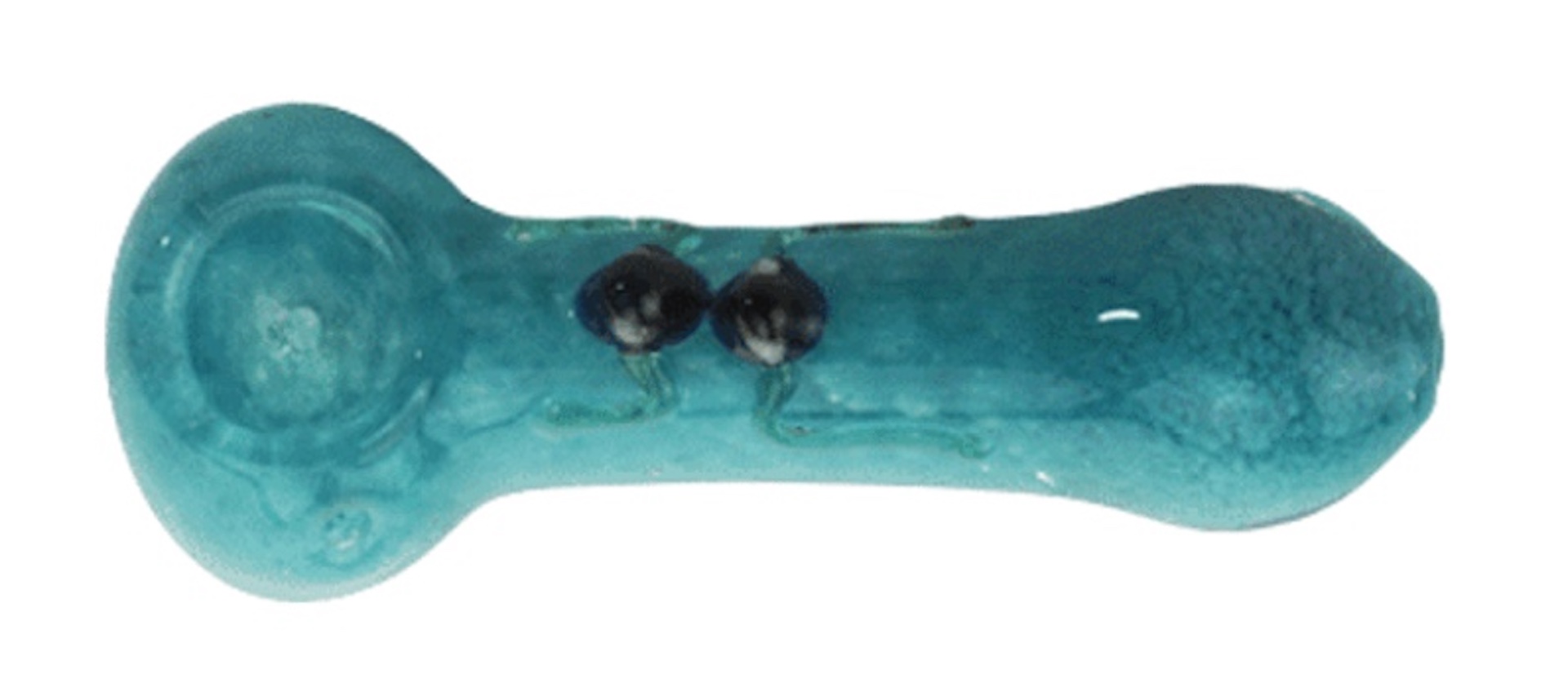 Photograph of product: Glass - 4.5" Double Animal Art Pattern Hand Pipe