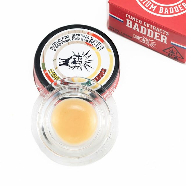 Photograph of product: Lemon Cherry Peel | BHO 1g Badder - 