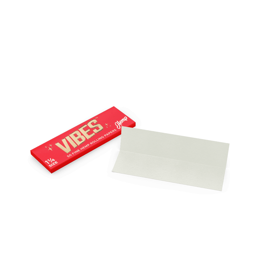 Photograph of product: Vibes Hemp Rolling Papers 1 1/4 33pk