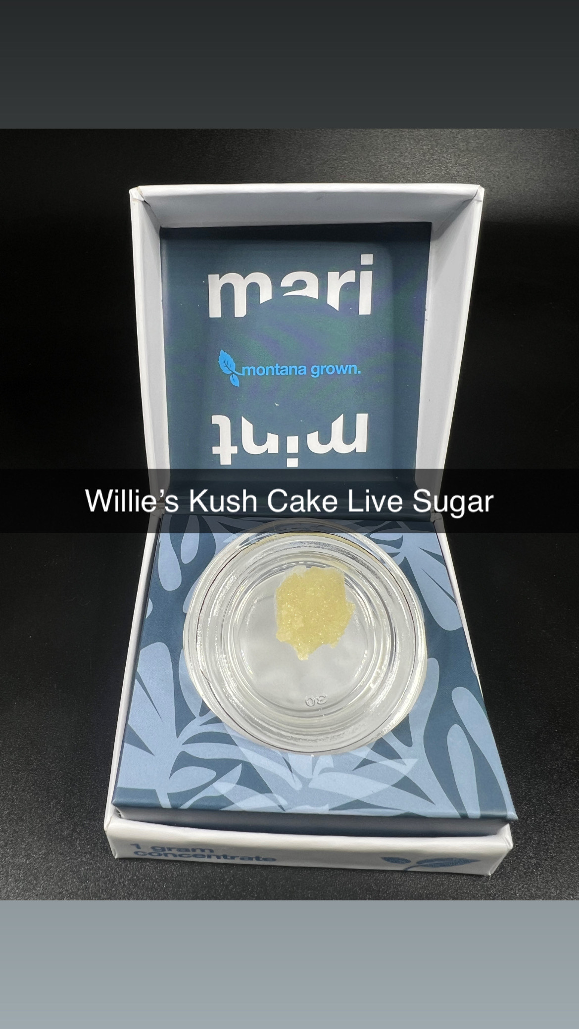 Photograph of product: Willie's Kush Cake - Live Resin Sugar