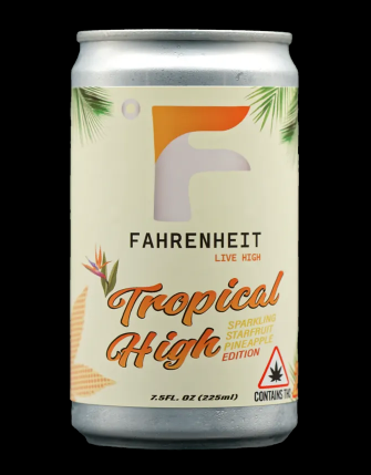 Photograph of product: Fahrenheit - Tropical High | 25mg Energy Drink