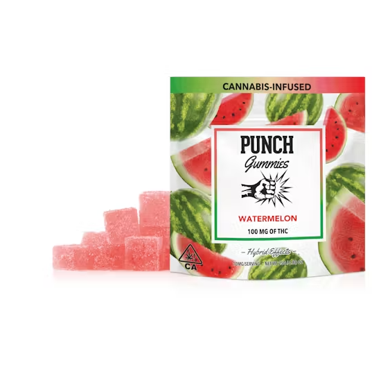 Photograph of product: [Punch] Gummies - 100mg - Watermelon (H)