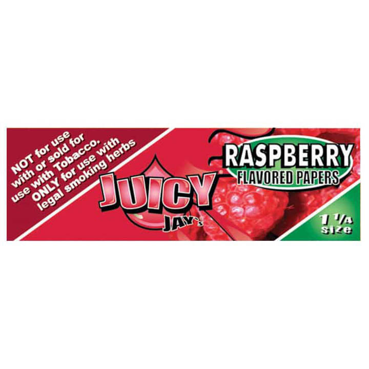Photograph of product: Juicy Jay's | Raspberry | Rolling Paper | 1 1/4 Size
