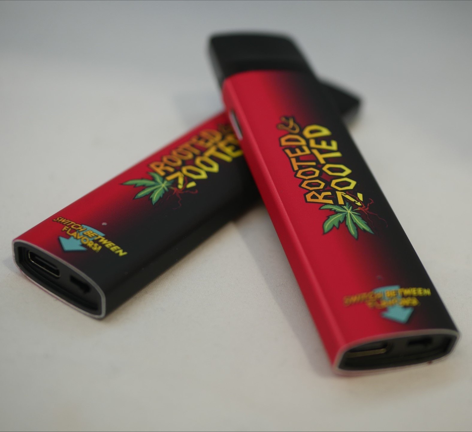 Photograph of product: Rooted & Zooted - Zweet Inzanity x Sherb Cream Punch Live Resin Dual Chamber Disposable 1g *$30*