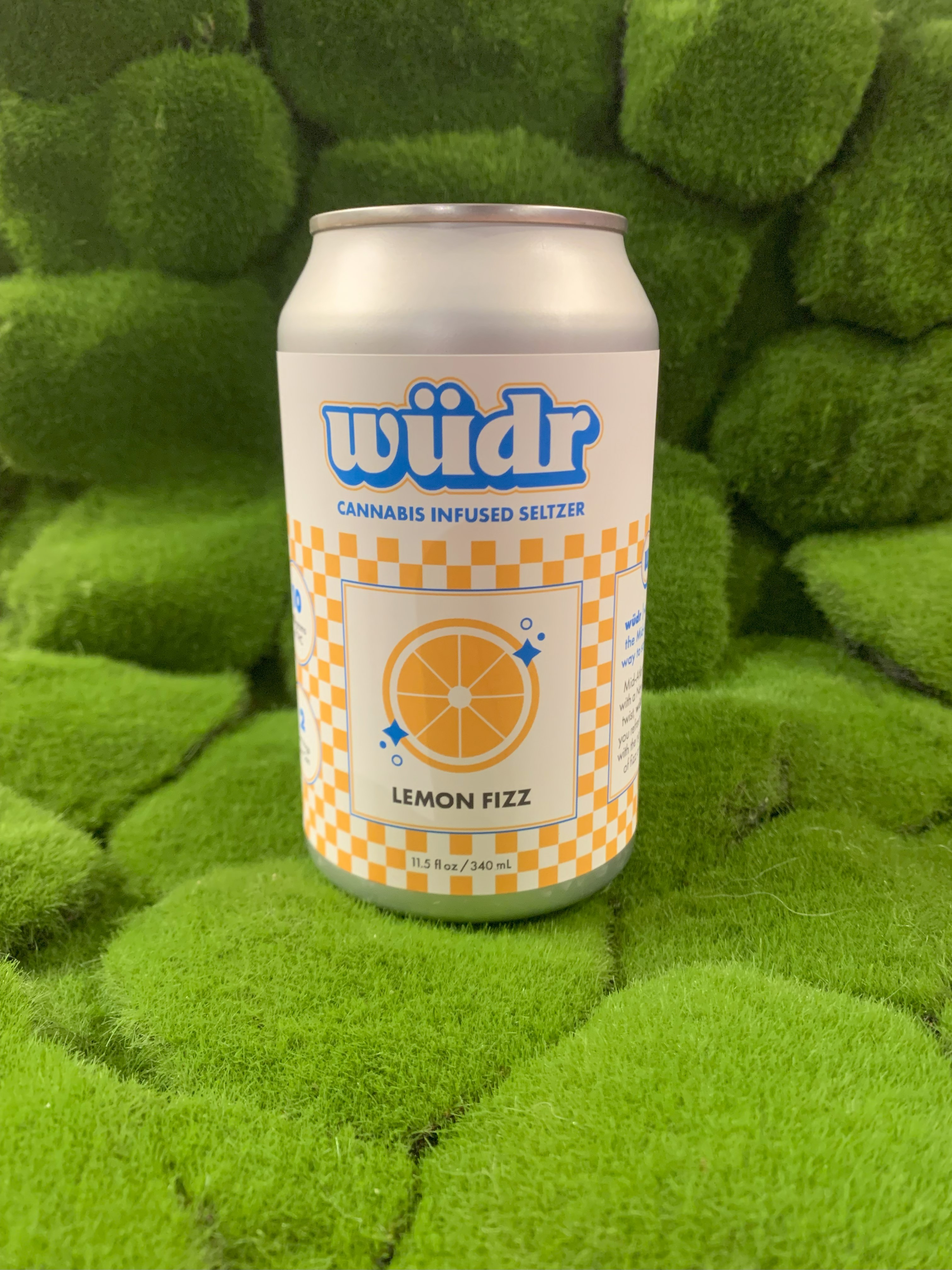 Photograph of product: 10mg Can | Lemon Fizz | Wudr