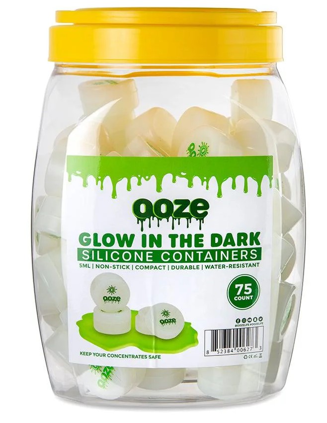 Photograph of product: Ooze Silicone Glow In Dark Container 5ML