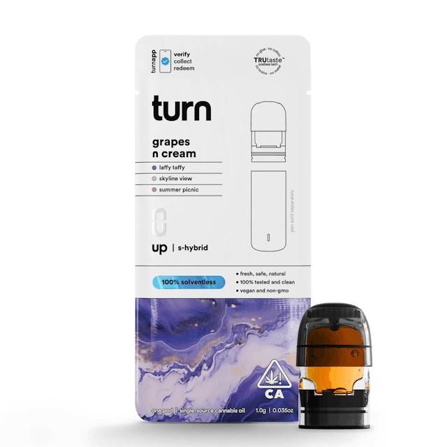 Photograph of product: Grapes & Cream | .5g Solventless Pod - 