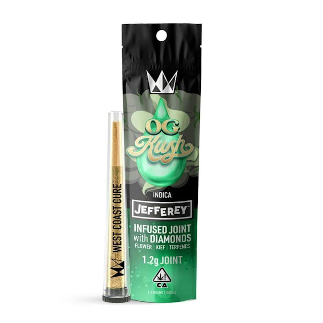 Photograph of product: OG Kush (I) - 1.2g Jefferey Infused Pre Roll - OG Kush (I)