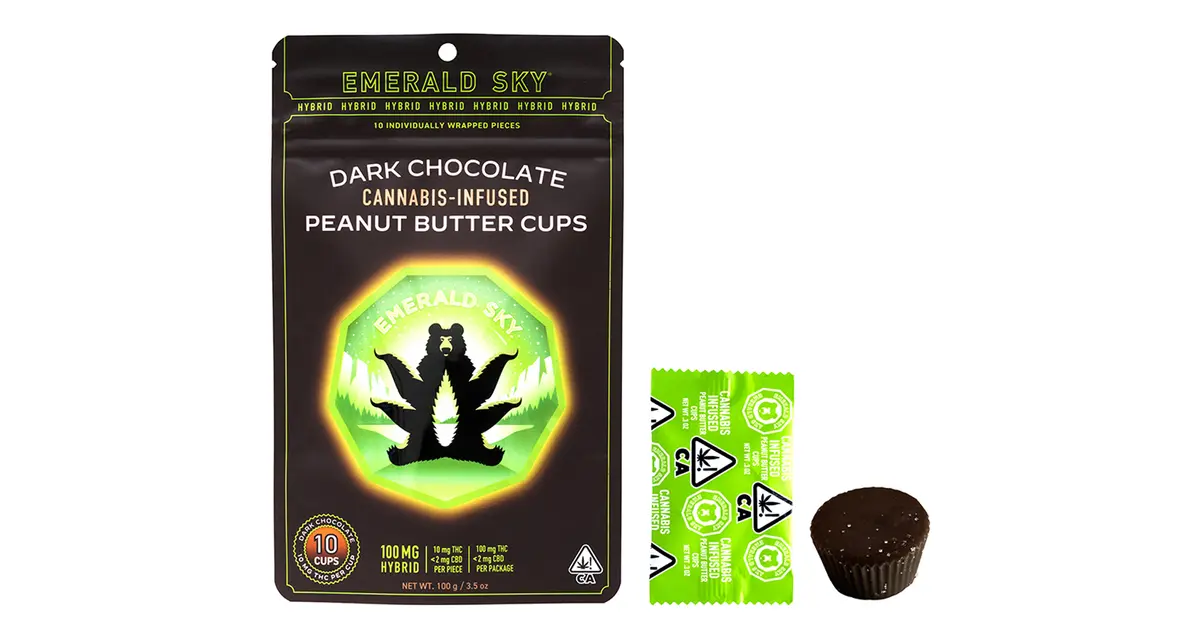 Photograph of product: Hybrid Dark Chocolate Peanut Butter Cups