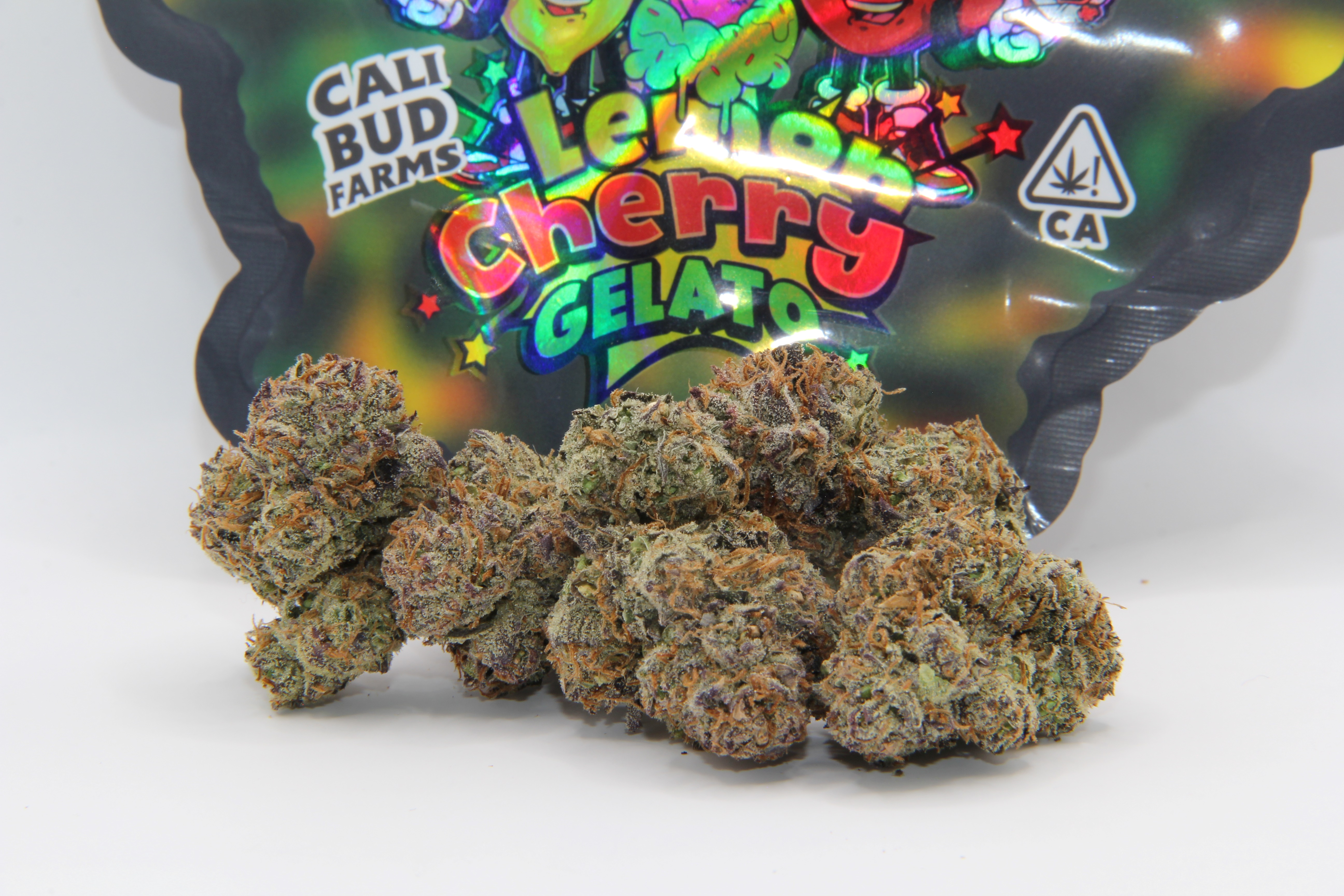 Photograph of product: CALI BUDS | LEMON CHERRY GELATO | FLOWER - 14g