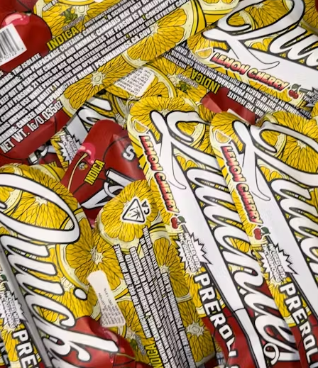 Photograph of product: QUICKIES 1G INFUSED PREROLL - LEMON CHERRY