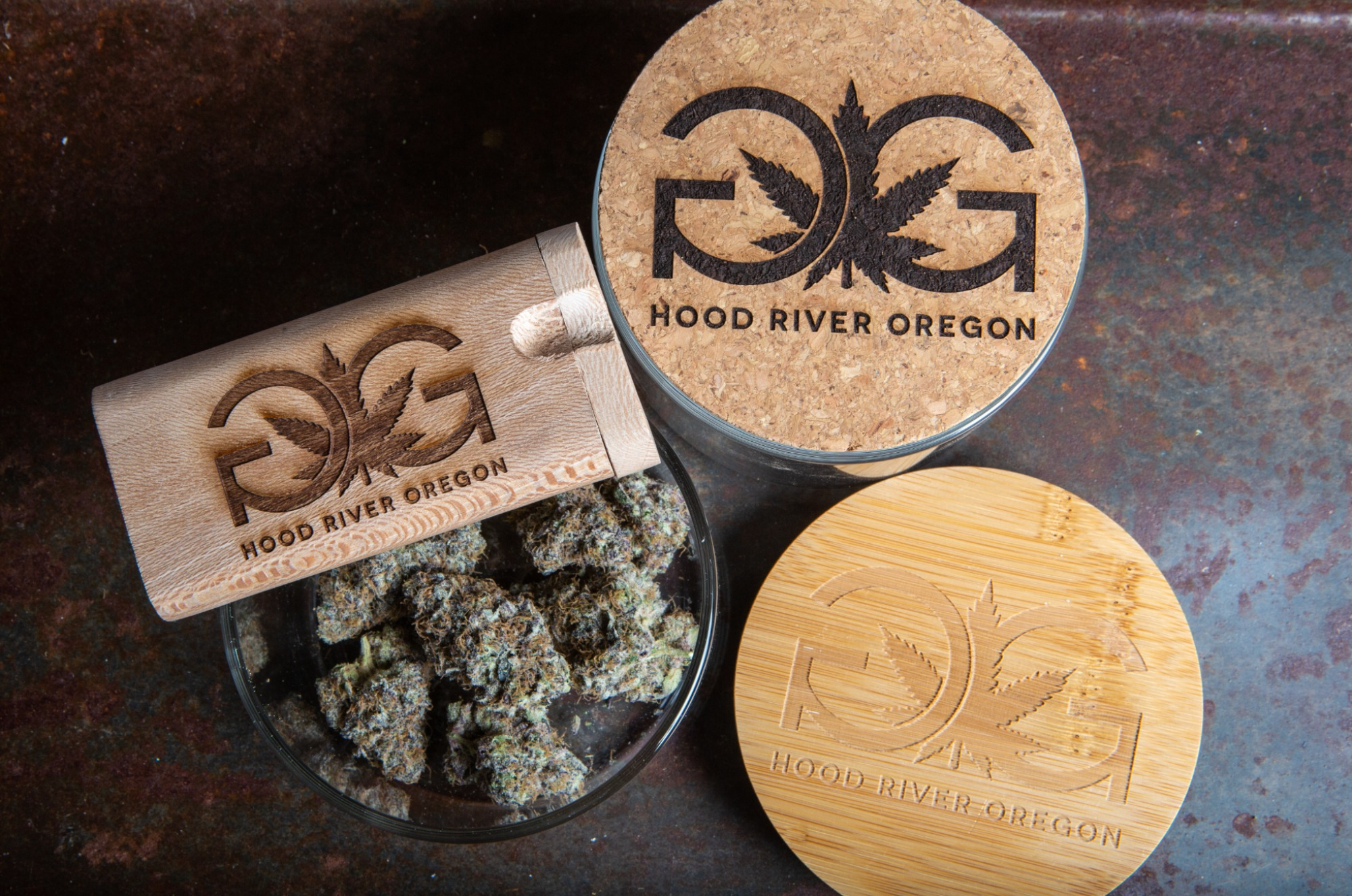 Photograph of product: Glass Jar Bamboo Cork Lid