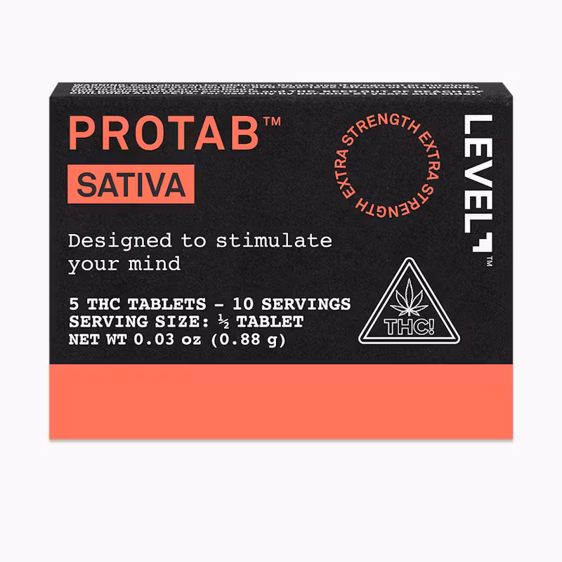 Photograph of product: Level | Protab Oui'd - Extra Strength tablets 5ct, 100mg