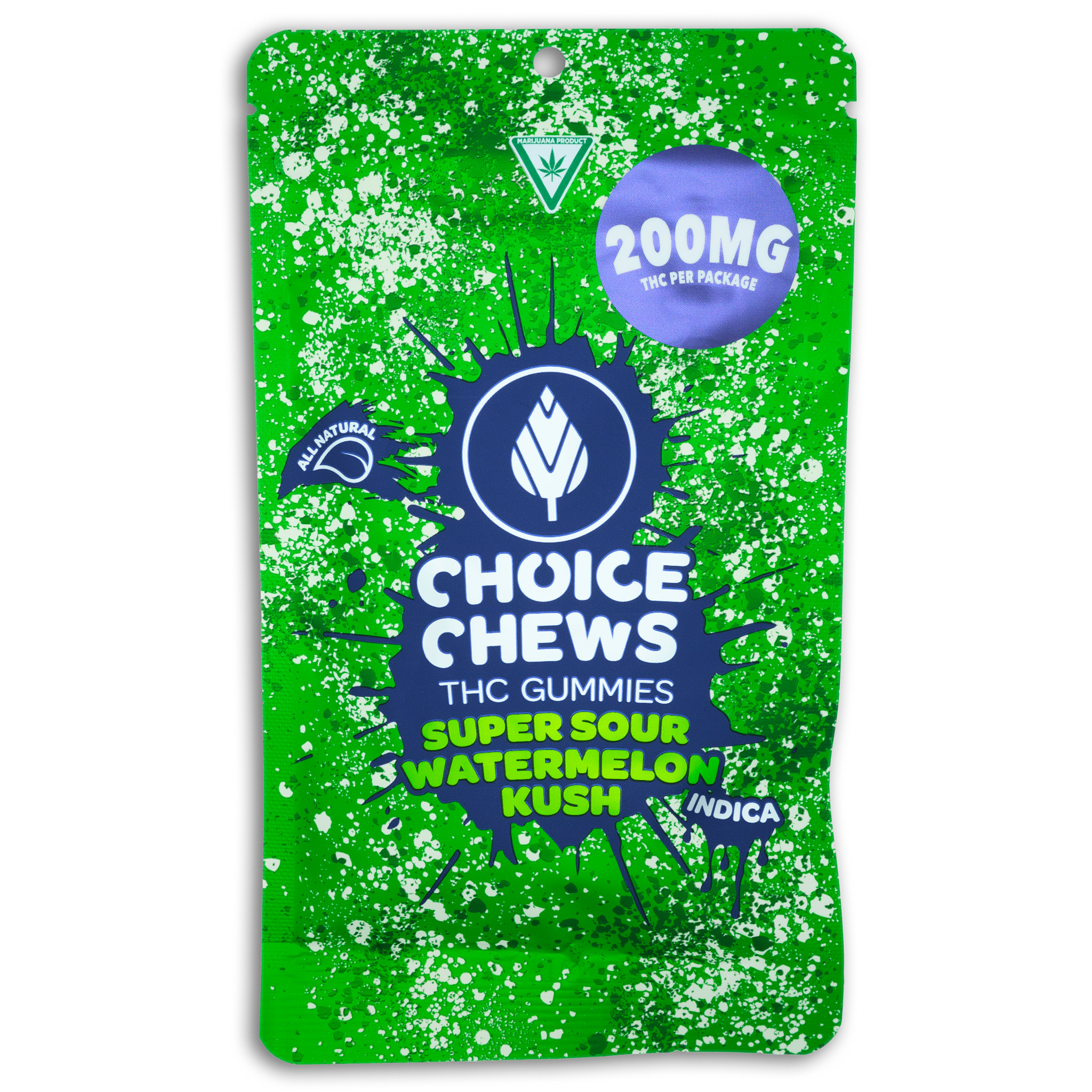 Photograph of product: Super Sour Watermelon Kush | 200MG Gummies