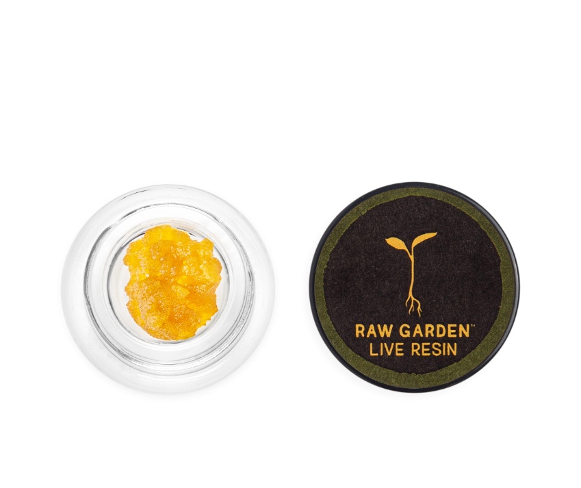 Photograph of product: RAW GARDEN GRAVY LIVE RESIN $25 | NON-OUID! ACCESSORY $15 | OUID! GOOD $3 | EXCISE TAX $0.45
