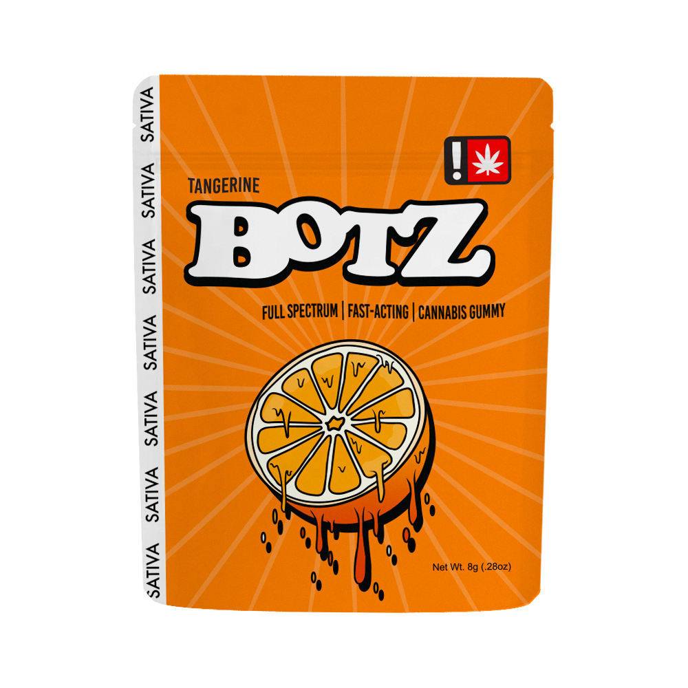 Photograph of product: Botz Tangerine Gummy 100mg