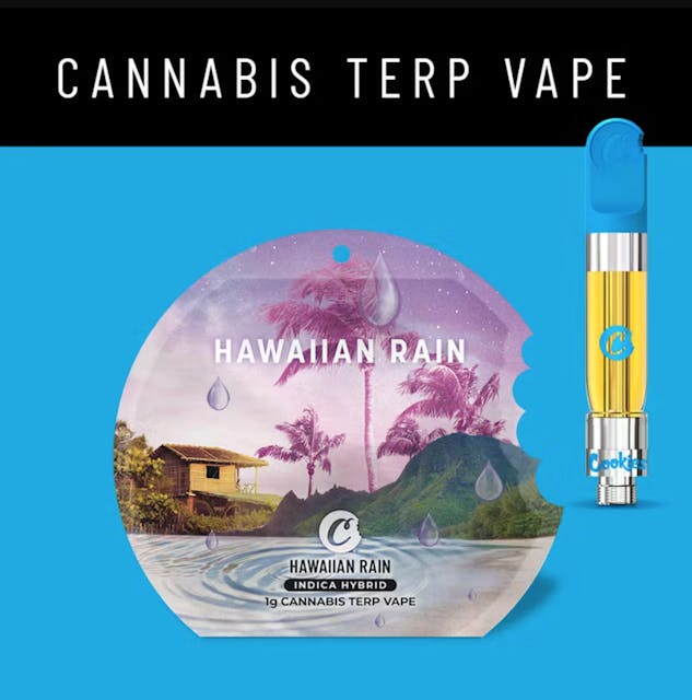 Photograph of product: Hawaiian Rain Vape Cartridge (1g) - 