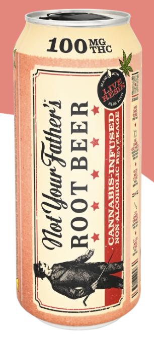 Photograph of product: PBR | Not Your Father Root Beer (100mg) 16oz Soda