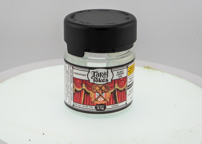 Photograph of product: Tarot Tokes |  Black Cherry Gas | Flower 3.5g