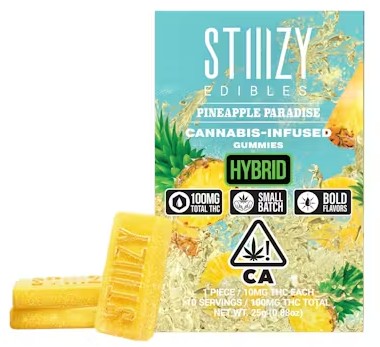 Photograph of product: PineappleParadise [H] - 100MG Gummies 10PK