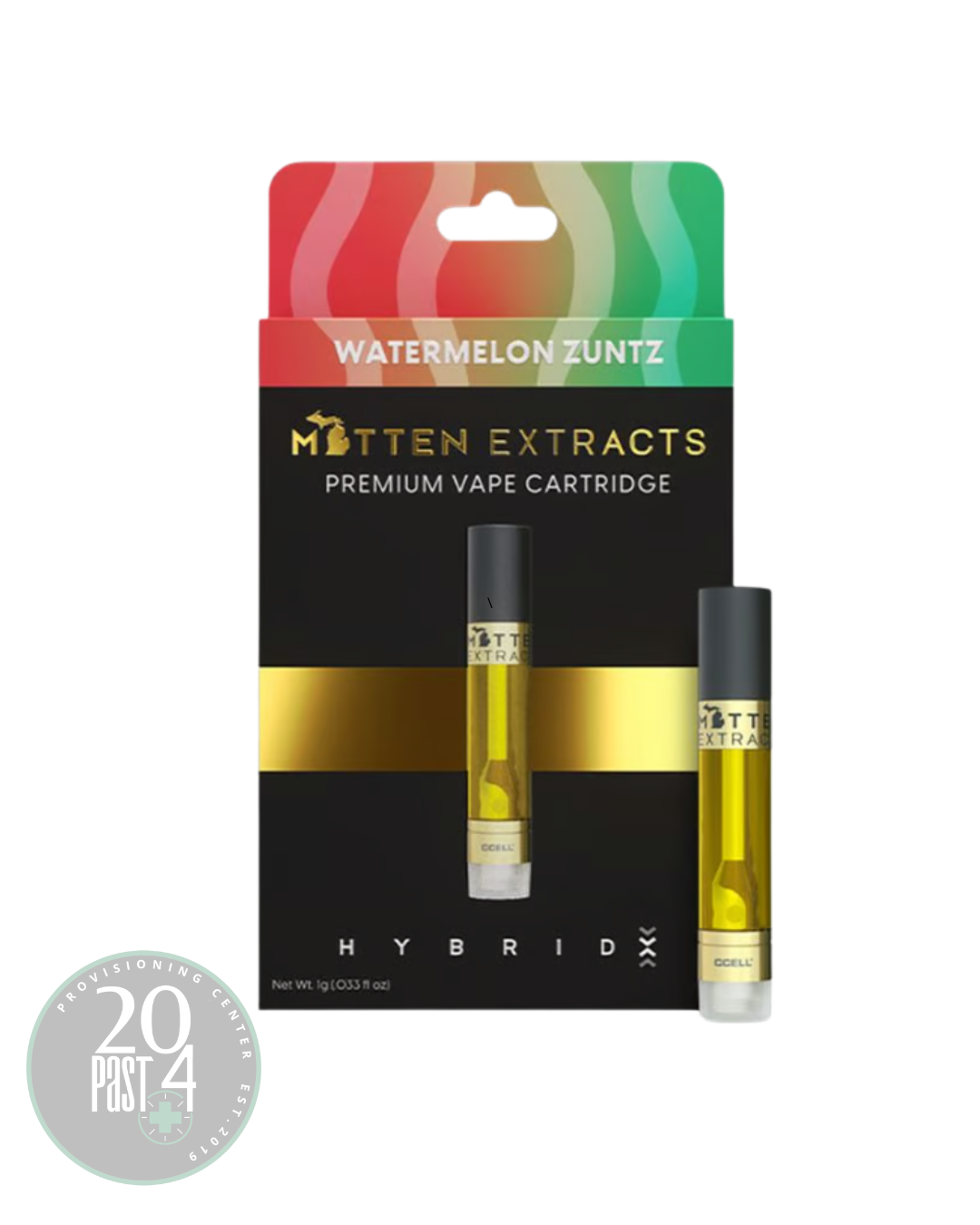 Photograph of product: REC | Mitten Extracts | Watermelon Zuntz | 510