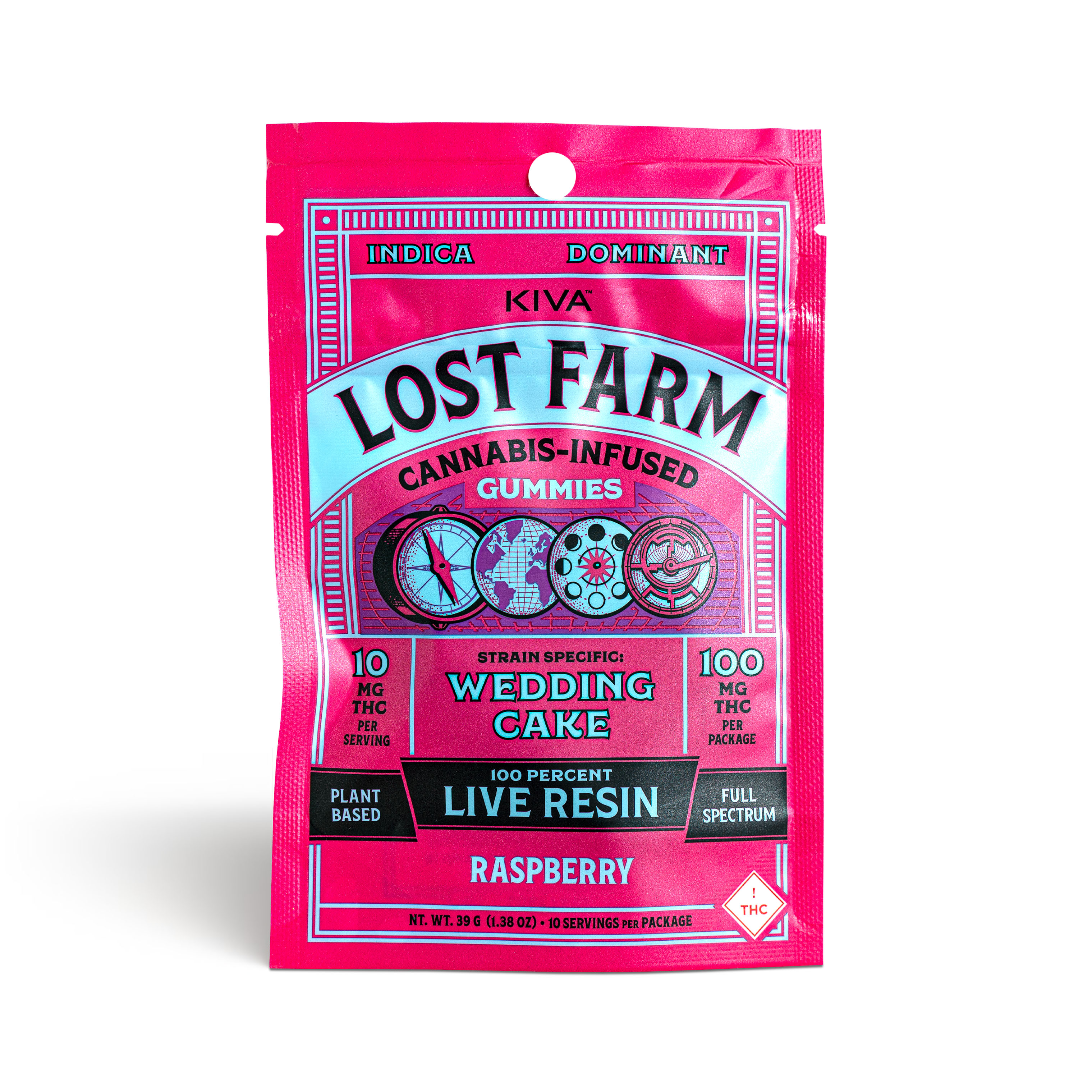 Photograph of product: Raspberry Live Resin Gummies - 100mg