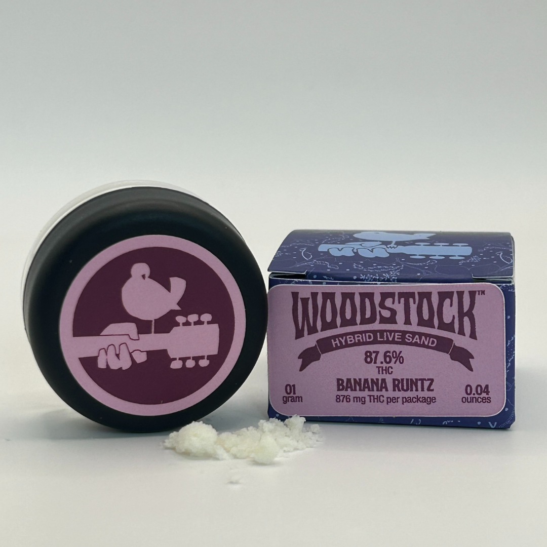 Photograph of product: Woodstock | Banana Runtz | 1g | Live Sand