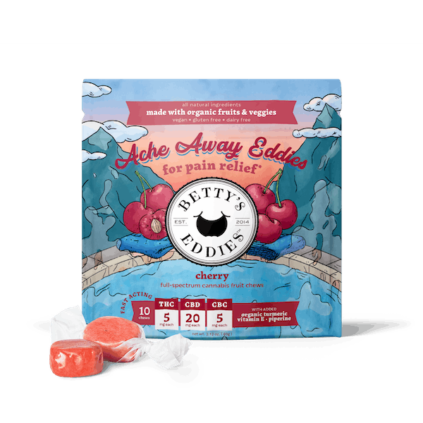 Photograph of product: Very Cherry Ache Away Taffy | 10pk
