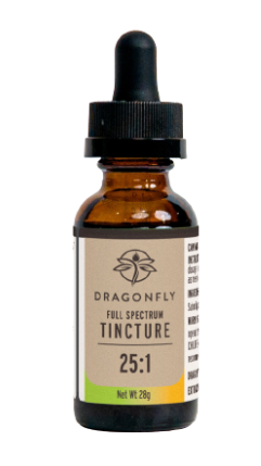Photograph of product: Tincture Drops | 25:1 CBD:TH-oui | 40mg