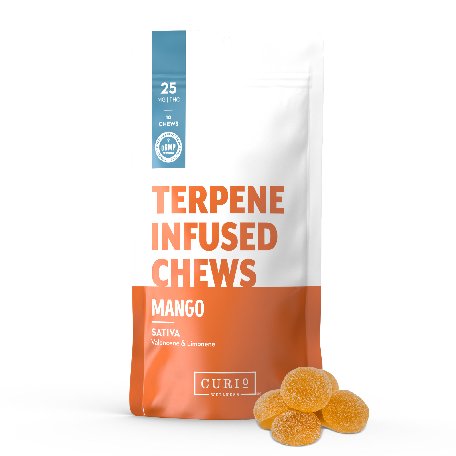 Photograph of product: Mango Terpene Infused | 25mg x 10pcs