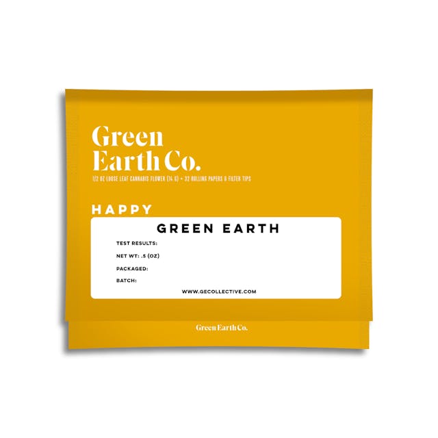Photograph of product: Green Apple Gas - Loose Leaf Pouch w/ Papers - 14g - 