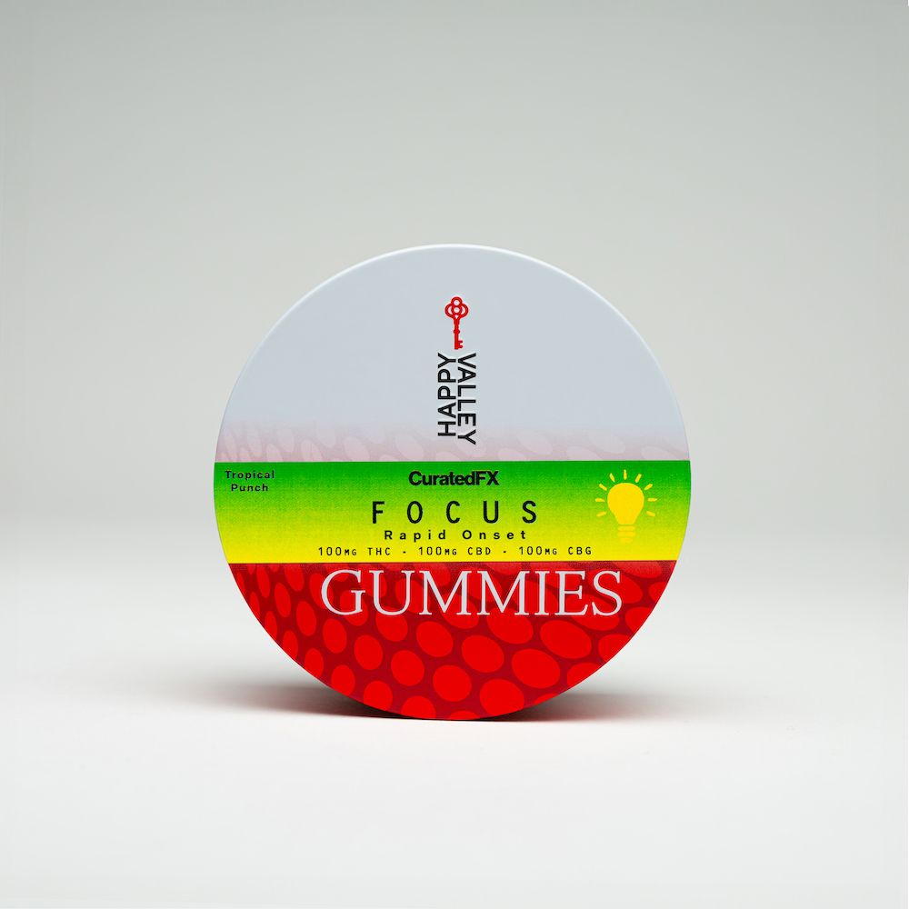 Photograph of product: Curated FX Gummies - Focus - Tropical Punch