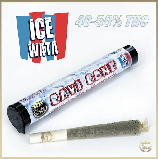 Photograph of product: Caviar Gold - Ice Wata 1.5g Preroll 45%TH-oui Oui'd Hybrid