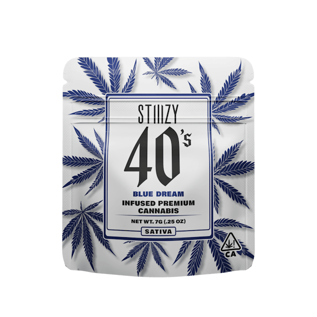 Photograph of product: Blue Dream | 7G Infused Mylar 40s