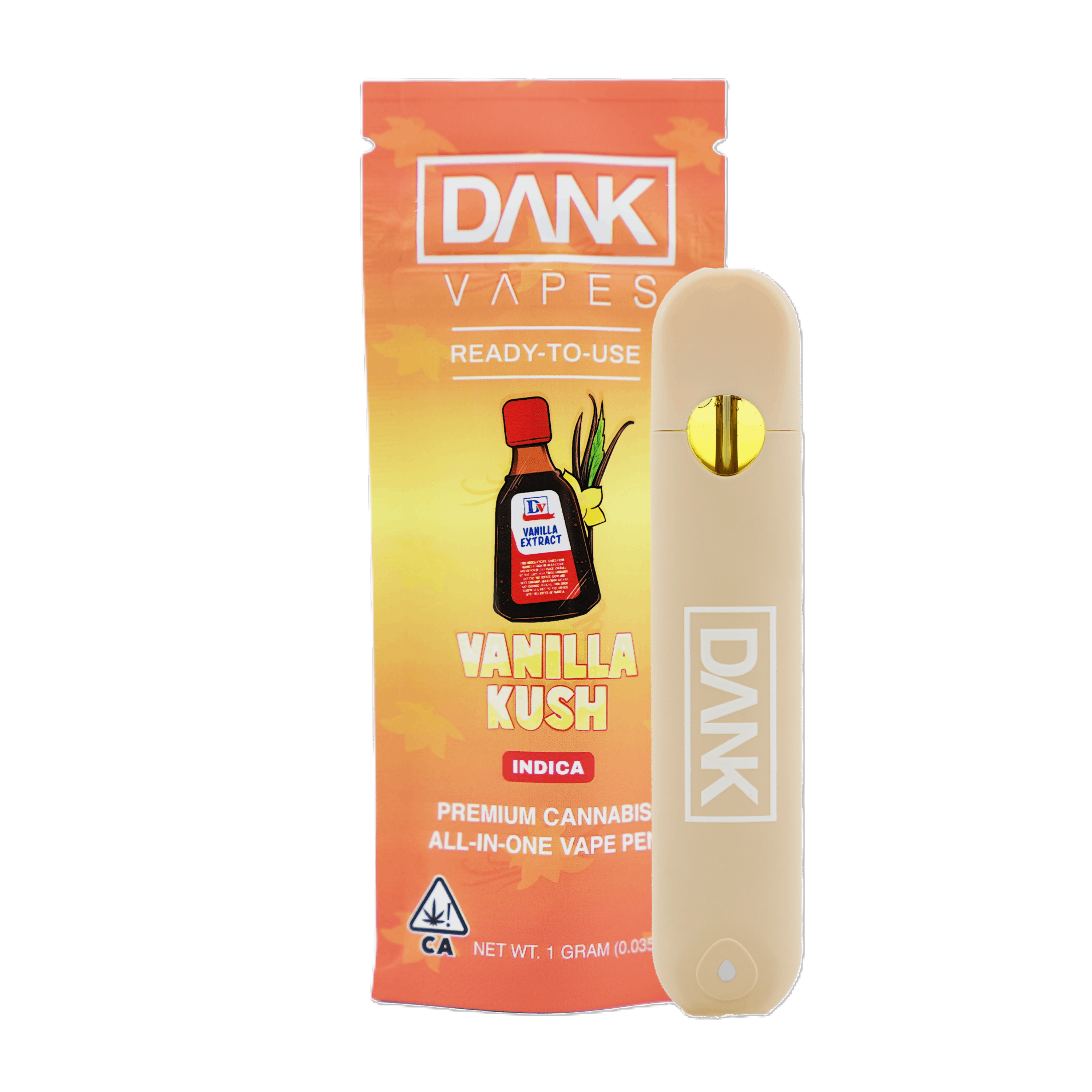 Photograph of product: Vanilla Kush Disposable | 1g | Dank