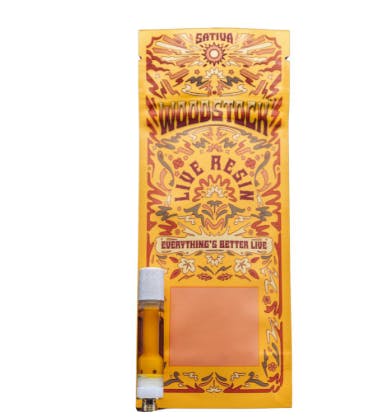 Photograph of product: Woodstock - Lemon Strawberry - Live Resin Cartridge