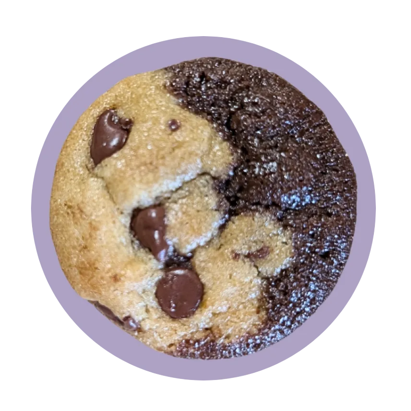 Photograph of product: 5MG TH-oui | 10PK Baked Brookie Cookies