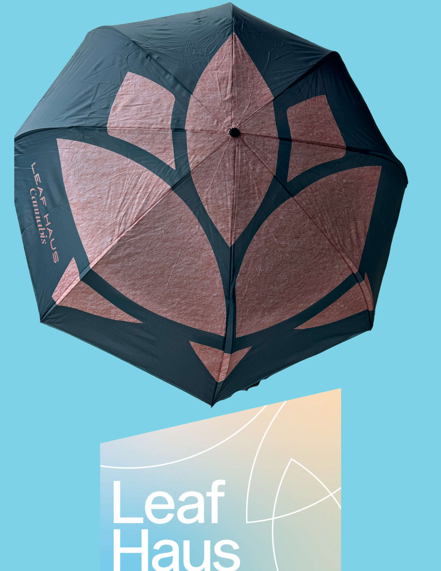 Photograph of product: Leaf Haus - Oversized Leaf Umbrella