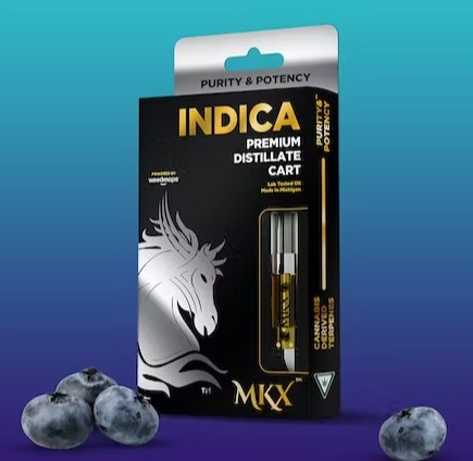 Photograph of product: MKX Blueberry Afgoo Cart (REC)