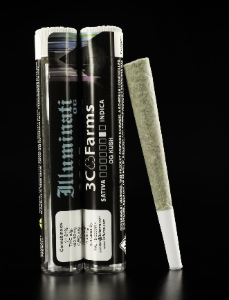 Photograph of product: Illuminati Og Preroll