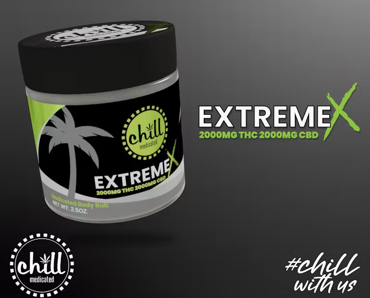 Photograph of product: Topical | Extreme X | 2000mg:2000mg | Chill
