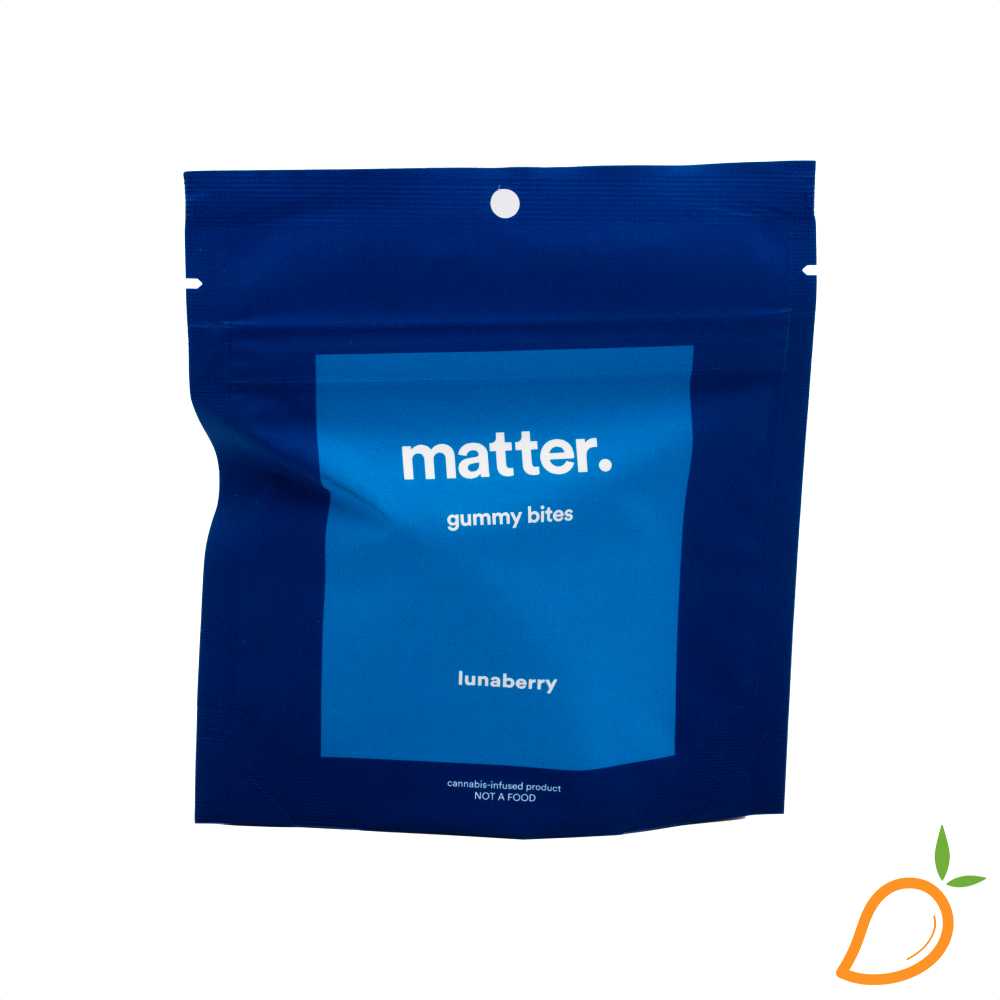 Photograph of product: 100mg 2:1:1 TH-oui/CBD/CBN Lunaberry Gummies Matter