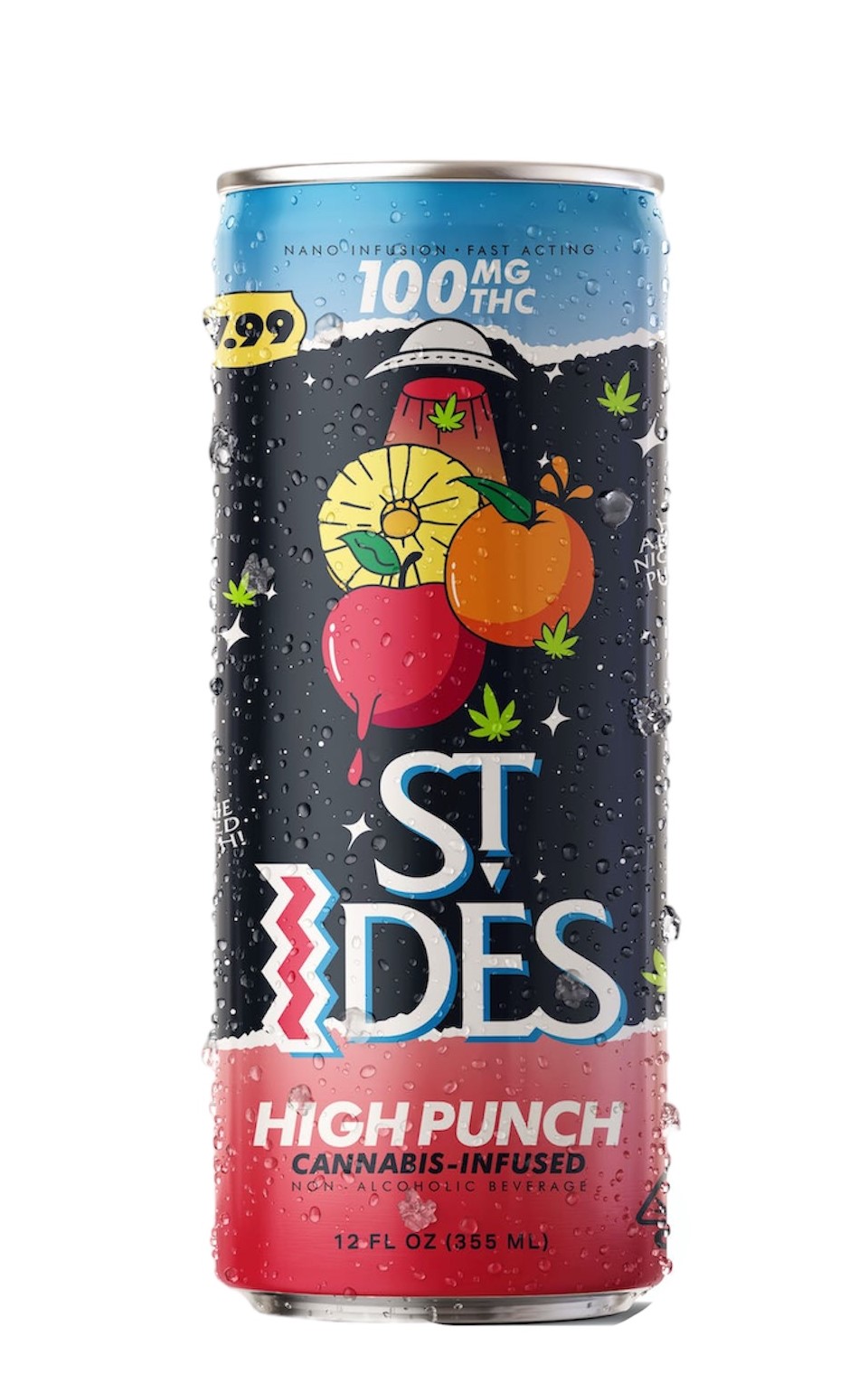 Photograph of product: St. Ides - High Punch Drink High Tea 100mg