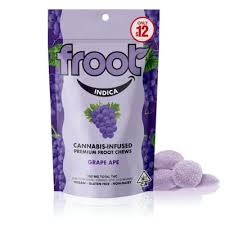 Photograph of product: FROOT | GRAPE APE | 10MG GUMMIES | 10PK