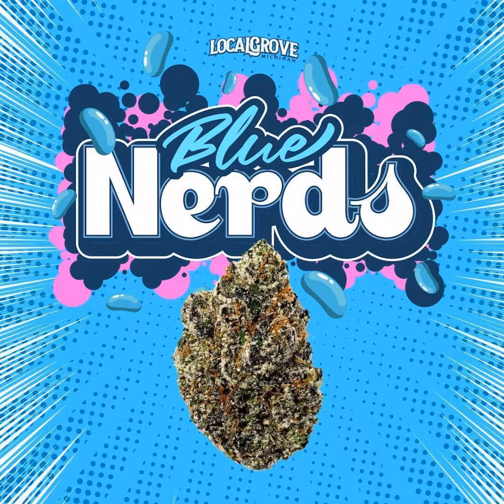 Photograph of product: DELI - Local Grove - Blue Nerdz - 1g