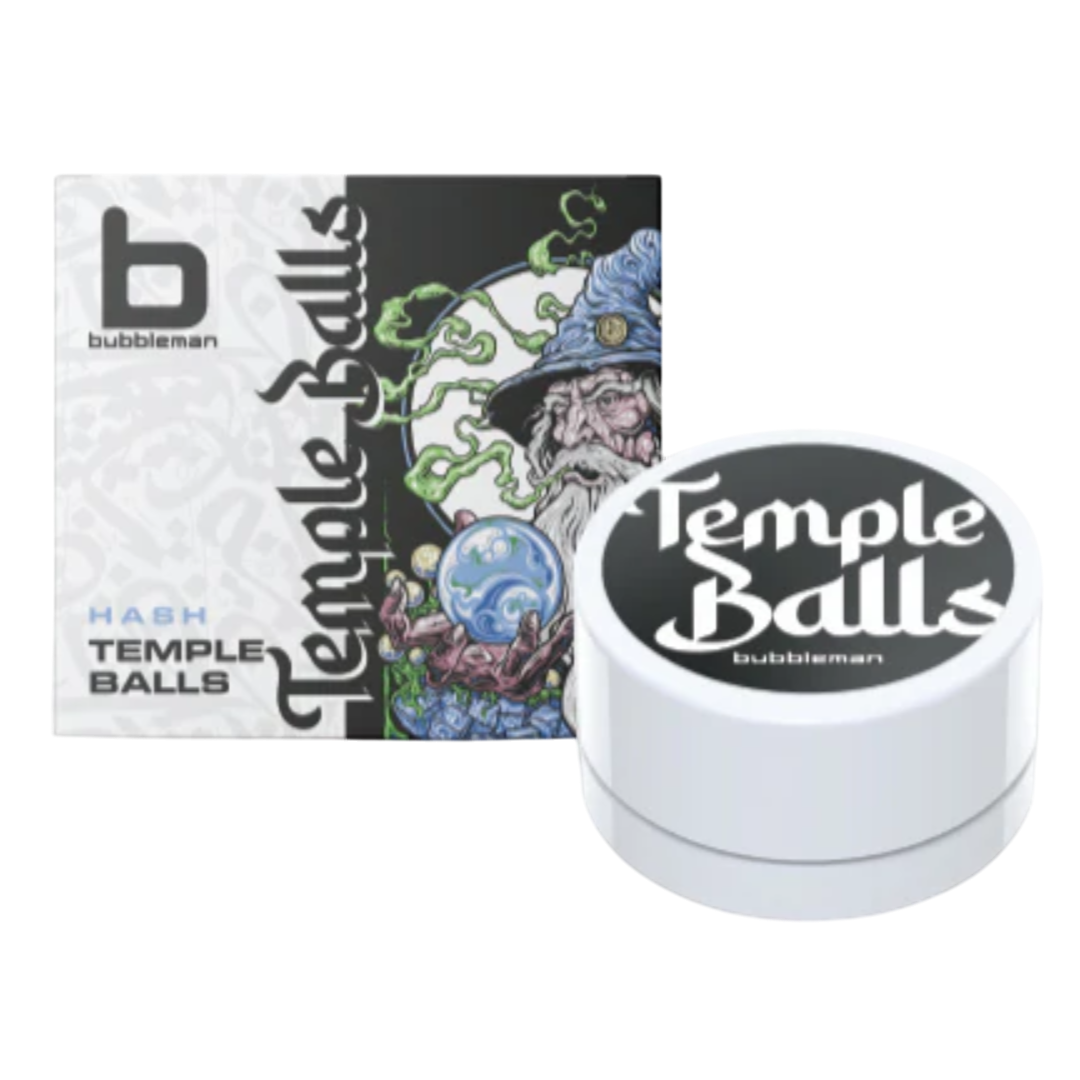 Photograph of product: Bubbleman Super Silver Haze Temple Ball | 2g