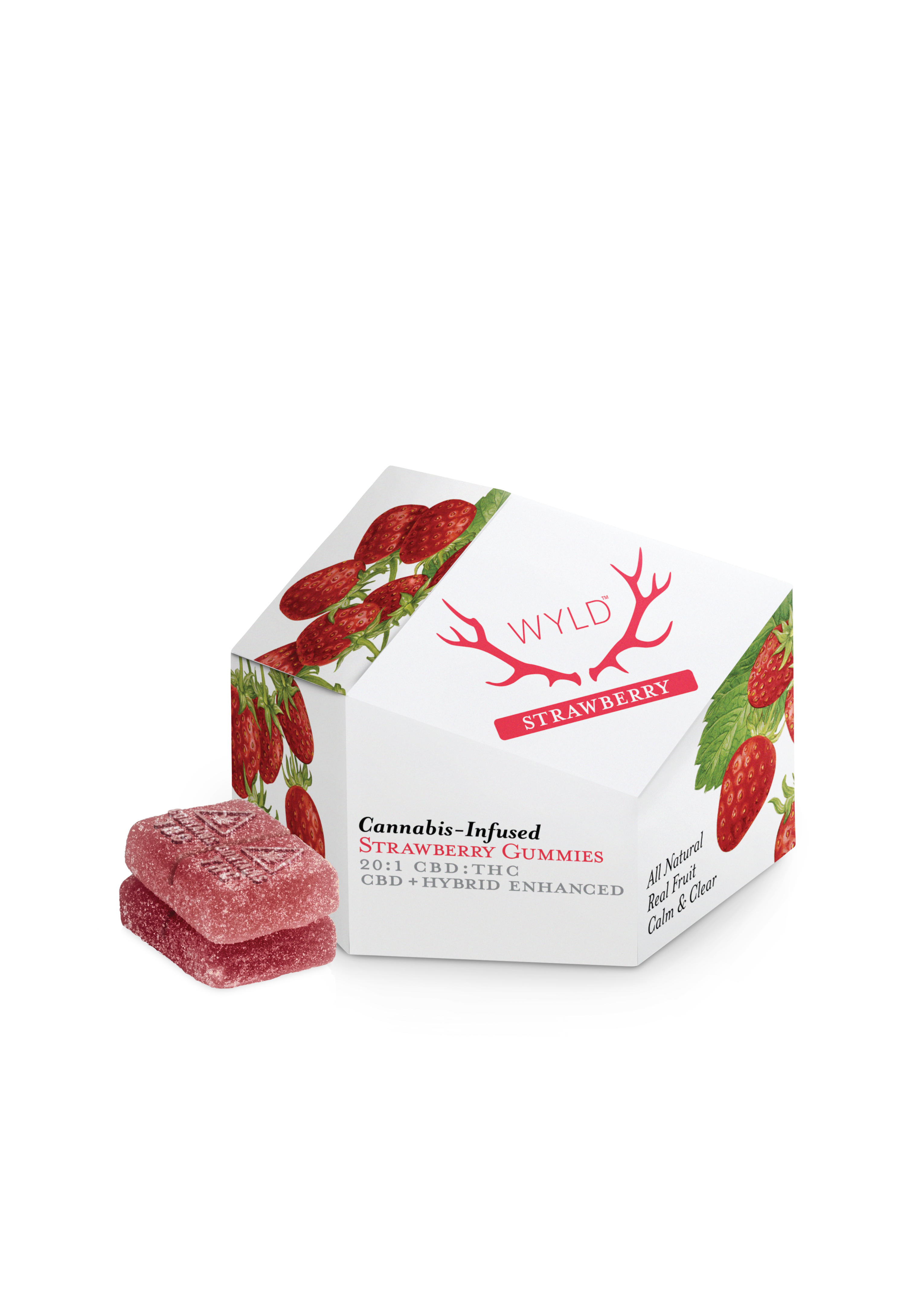 Photograph of product: 20:1 CBD Strawberry Gummies 10pk
