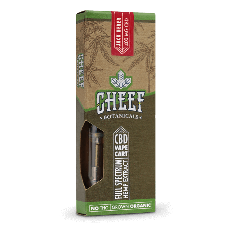 Photograph of product: CHEEF - CBD VAPE CARTRIDGE - JACK HERER - 400mg